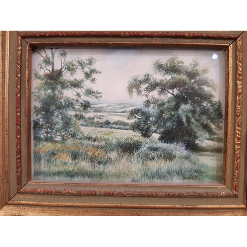 20 - Five c.20th Century Landscape Paintings to Include: Filippa Whitford - Two Rural Scenes, watercolour... 