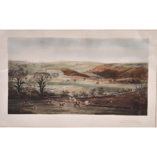 27 - G.D. Giles (1857-1941) - Set of four hand-coloured photogravure prints signed by David Somerset, 11t... 