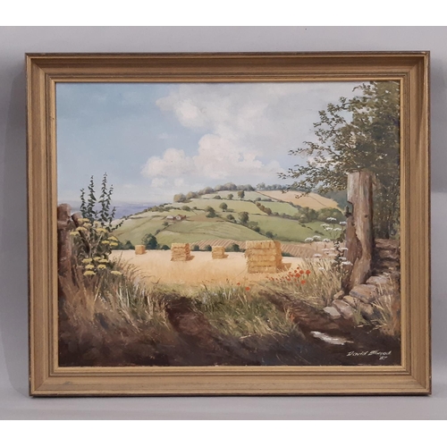 68 - David Ellwood (20th Century) - British Country Scene (1987), oil on canvas, signed lower right, 51 x... 