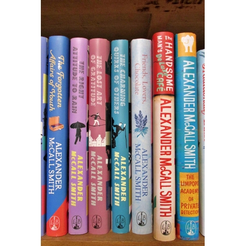 201 - Alexander McCall Smith, 46 volumes approx, mainly hardbacks all with dust wrappers, together with pa... 