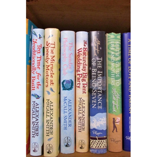 201 - Alexander McCall Smith, 46 volumes approx, mainly hardbacks all with dust wrappers, together with pa... 