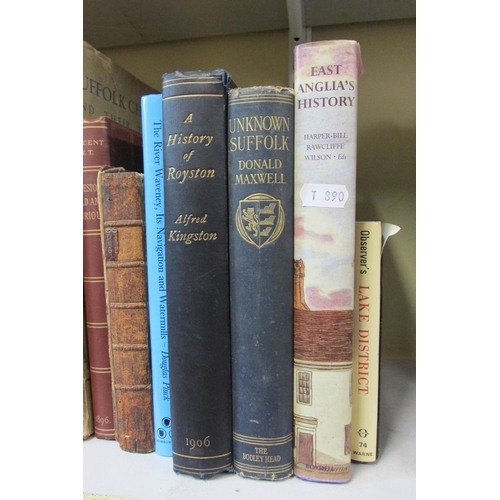 187 - British Topography - including books on Somerset, Wiltshire, Suffolk Churches, etc, (25 volumes appr... 