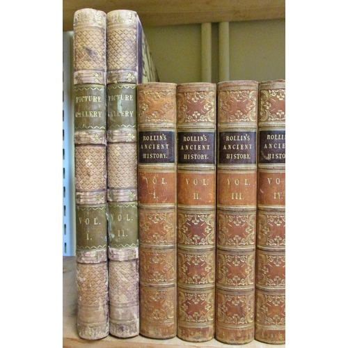 214 - Antiquarian Interest - Rolling's Ancient History, six volumes, 1839, with maps and illustrations, A ... 