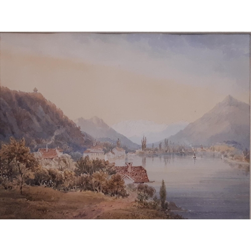 18 - Three 19th Century Watercolour Landscapes to Include: 'John Steeple RI (1823-1887) - 'Crossing a Wel... 