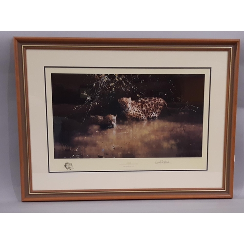 74 - David Shepherd (1931-2017) - 'Jaguars' limited edition signed print, 1081/1500, numbered and signed ... 