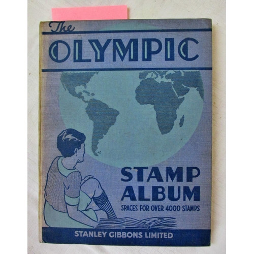 228 - A stamp collection in various albums commencing with early English stamps including penny black, Gib... 