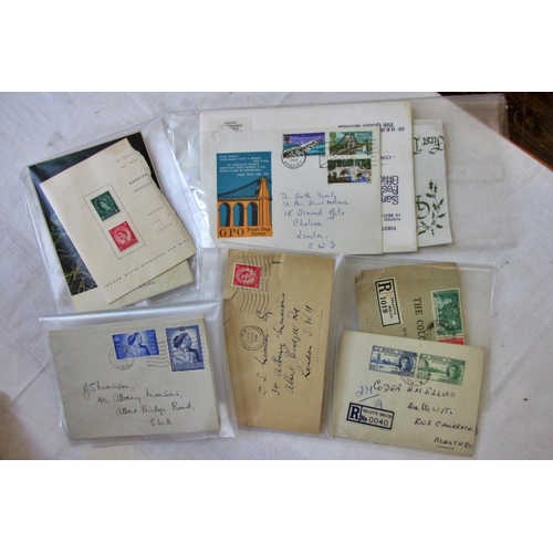 228 - A stamp collection in various albums commencing with early English stamps including penny black, Gib... 