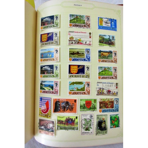 229 - A Simplex stamp album containing British stamps, mainly George VI and Elizabeth II, further worldwid... 