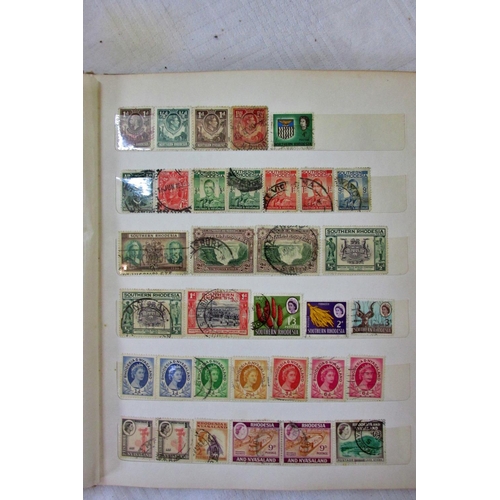 230 - Nine albums containing English and worldwide stamps, particularly British Commonwealth, generally Ge... 