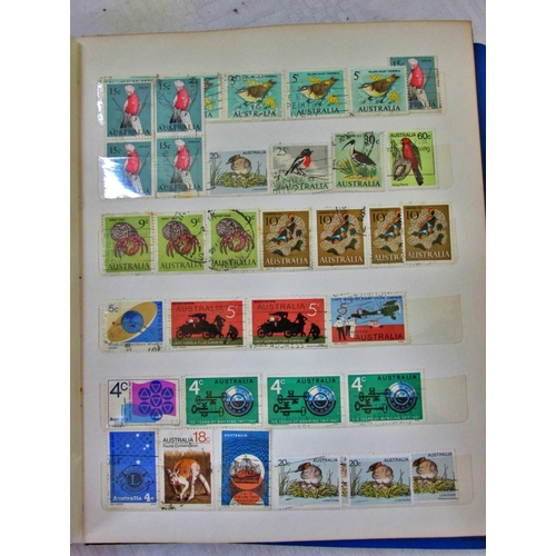 230 - Nine albums containing English and worldwide stamps, particularly British Commonwealth, generally Ge... 