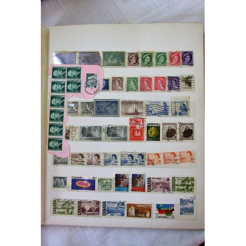 230 - Nine albums containing English and worldwide stamps, particularly British Commonwealth, generally Ge... 