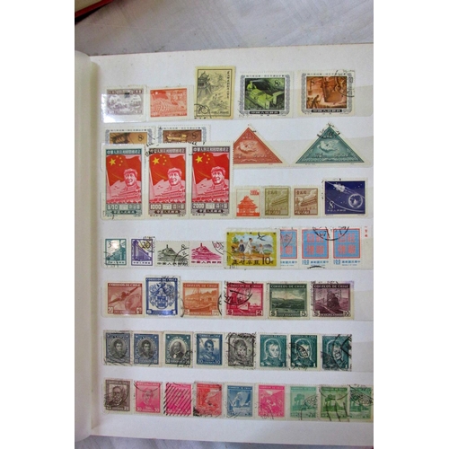 230 - Nine albums containing English and worldwide stamps, particularly British Commonwealth, generally Ge... 