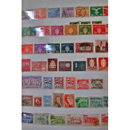 230 - Nine albums containing English and worldwide stamps, particularly British Commonwealth, generally Ge... 