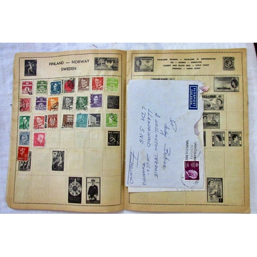 231 - A collection of stamp albums containing worldwide issues, mainly mid-20th century and later, further... 