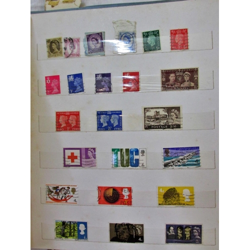 232 - Stamp albums containing English and worldwide stamps, mainly mid-20th century and later, English and... 