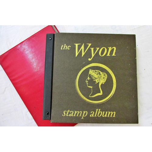 233 - The Wyon Stamp Album containing a worldwide selection of stamp mainly later 20th century possibly on... 