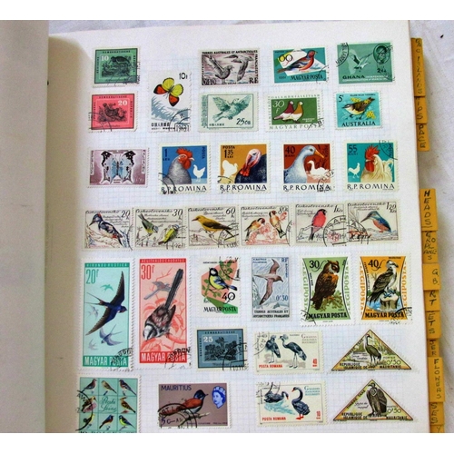 233 - The Wyon Stamp Album containing a worldwide selection of stamp mainly later 20th century possibly on... 