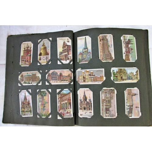 234 - Four cigarette card albums mainly Wills, various subjects, together with Newnes Modern World Atlas c... 