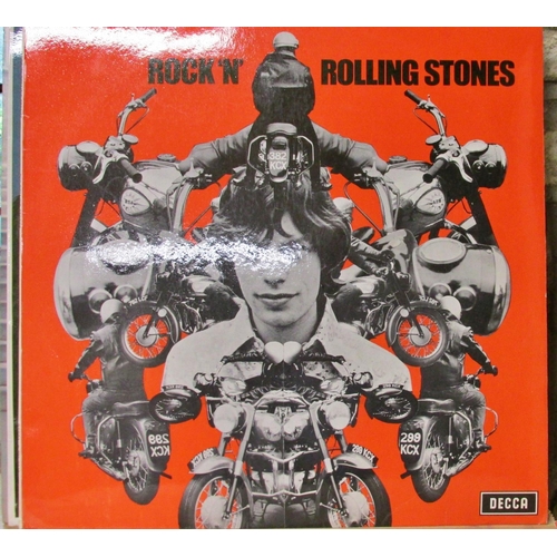 238 - A collection of 32 vinyl LP records, all Rolling Stones related together with ten further LPs includ... 