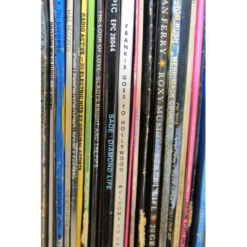 239 - Approx 80 vinyl LPs including Frankie Valli, Fleetwood Mack, Rolling Stones, Blondie, Roxy Music, Sa... 