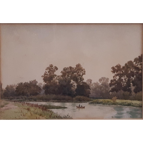 132 - British School, 19th Century - Four Watercolour landscapes to include: William Fleetwood Varley (178... 