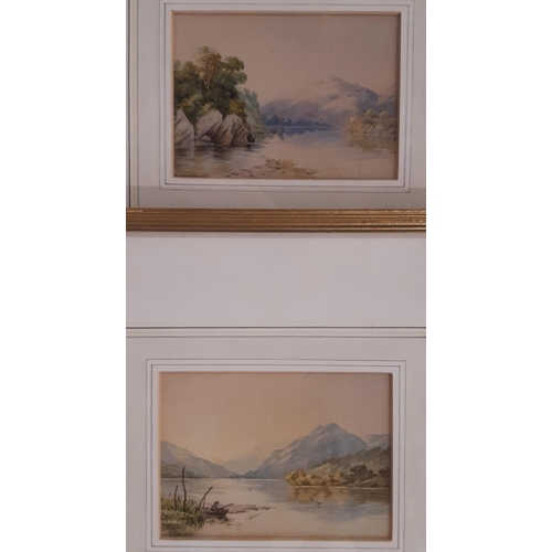 132 - British School, 19th Century - Four Watercolour landscapes to include: William Fleetwood Varley (178... 