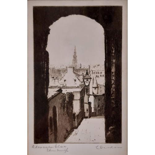 137 - (European School, c.Late 19th Century) Six Etchings of Town and City Scenes by Different Artists to ... 