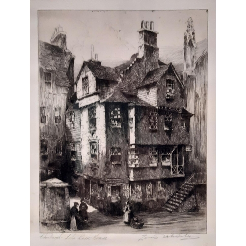 137 - (European School, c.Late 19th Century) Six Etchings of Town and City Scenes by Different Artists to ... 