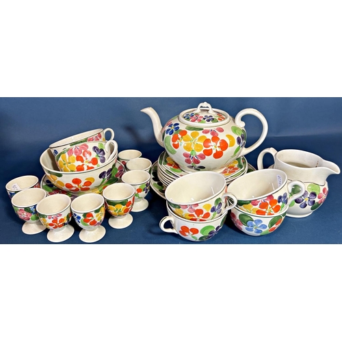 1132 - A collection of Ridgeways hand painted Edgemont pattern tea ware with a floral decoration, a Japanes... 