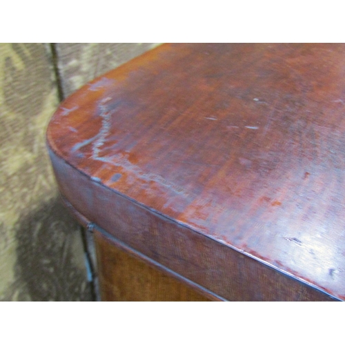 2309 - A small Victorian mahogany chest of two long and two short drawers, 88 cm wide