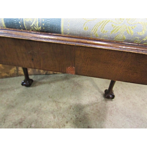 2295 - An Edwardian mahogany spider leg occasional table together with dressing tool with shaped supports a... 