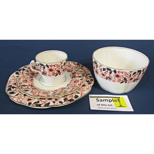 1117 - A quantity of miscellaneous 19th century tea cups and saucers, various factories and designs