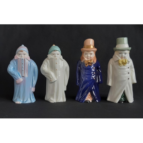 1097 - Ten Royal Worcester Candle Snuffers depicting child characters, with some repeated in different colo... 