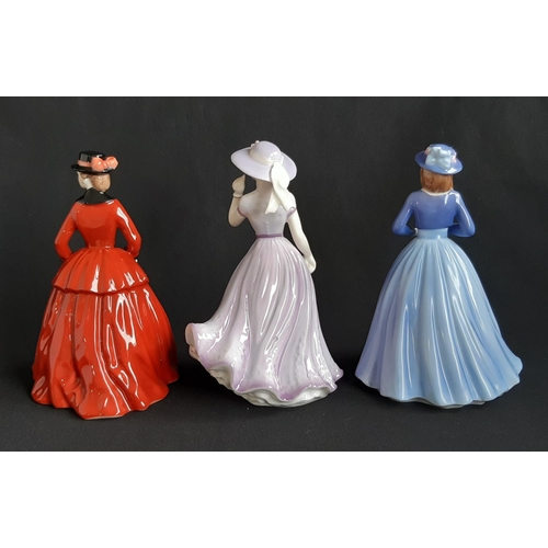 1020 - Ten Royal Worcester figurines from Les Petites range including Hannah, Jenny, Felicity, Anne, Emma, ... 
