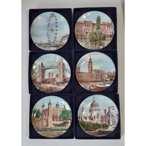 1107 - 28 Royal Worcester Mini Plates including 16 from the Ivory Cats series, 6 from English Gardens serie... 