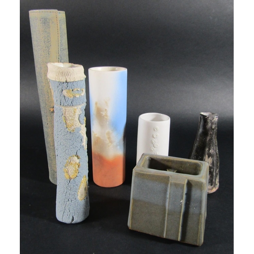 1141 - Studio ware by Owen Watson, Jo Connell, Yo Thom, Karen d'Abo (6 pieces)