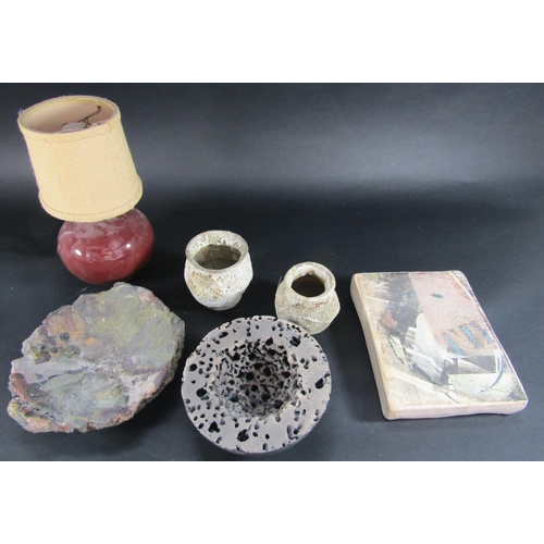 1152 - Collection of Studio pottery by Wendy Lawrence, Vibeke Stubbe, etc (6 pieces)