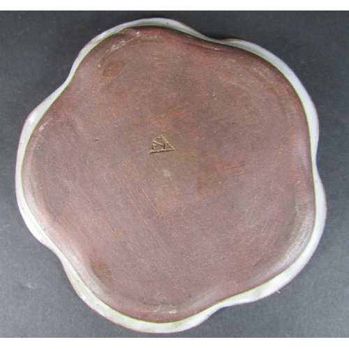 1157 - Collection of Studio Pottery ware by John Jelfs, Billy Adams, Jins Robison, to include a mobius band... 