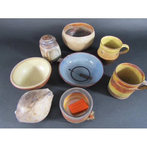 1163 - Collection of Studio Pottery ware including Winchcombe Studio ware, Chris Lewis, Barbara Phelps, Jan... 