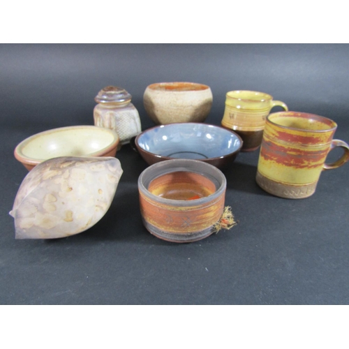 1163 - Collection of Studio Pottery ware including Winchcombe Studio ware, Chris Lewis, Barbara Phelps, Jan... 