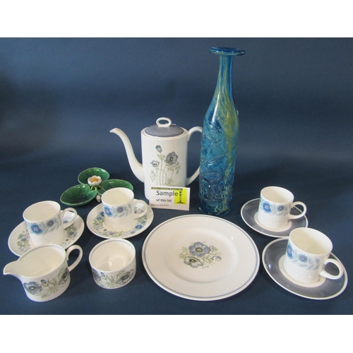 1103 - A collection of Wedgwood clementine coffeeware, further coffeeware to a Susie Cooper design, a Losel... 