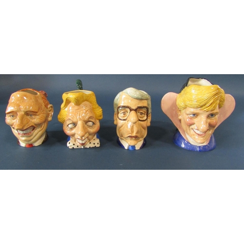 1108 - Four Kevin Francis spitting image character mugs each from a limited edition of 650, Margaret Thatch... 