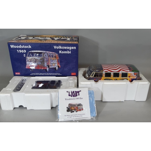 429 - 1:12 scale model of 1969 Woodstock Volkswagen Kombi by Sun Star, boxed with certificate 2397/3000. A... 