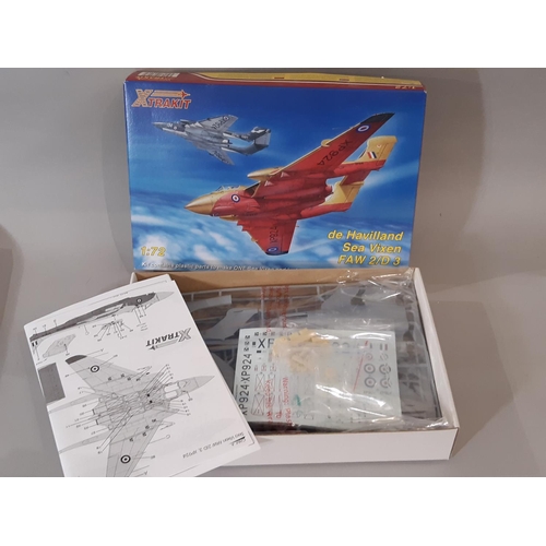 403 - 11 model aircraft kits, all 1:72 scale including kits by Extrakit, Fujimi, Frog, Novo and Revell. Se... 