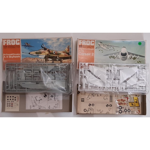 403 - 11 model aircraft kits, all 1:72 scale including kits by Extrakit, Fujimi, Frog, Novo and Revell. Se... 