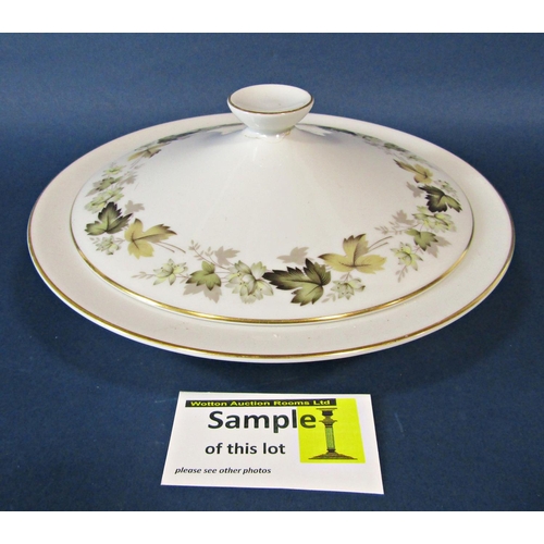 1127 - A Royal Doulton Larchmont pattern dinner service for 12 comprising dinner plates, side plates, tea p... 