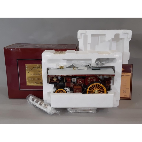 426 - Limited Edition of the Burrell Scenic Showman's Engine no 3610 'William V' 1:24 scale, boxed with ce... 