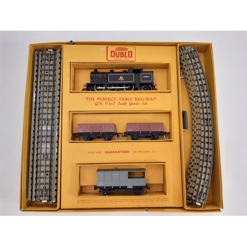 409 - Collection of Hornby railway models in various gauges including a boxed 00 gauge 1958 Electric Train... 