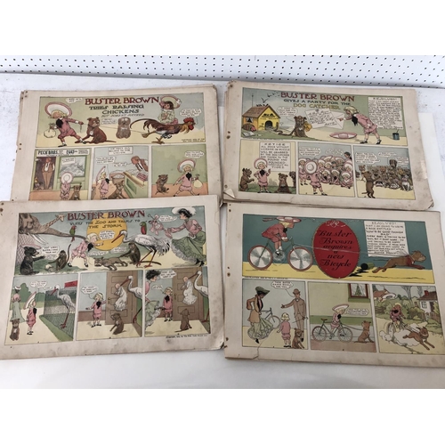 130 - Collection of Buster Brown Cartoons, published 1903 by the New York Herald including: 'Buster Brown ... 