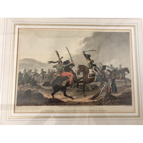 136 - (Military Interest) - Six Prints to Include: Limited edition print of 13th/18th Royal Hussars, 129/5... 